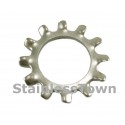 Ext Tooth Star Lock Washer 3/8 Stainless